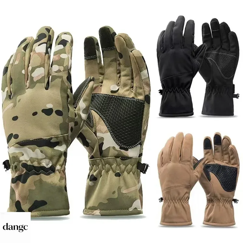 Fishing Gloves - Kışlık Su Geçirmez Kamuflaj Av Eldivenleri