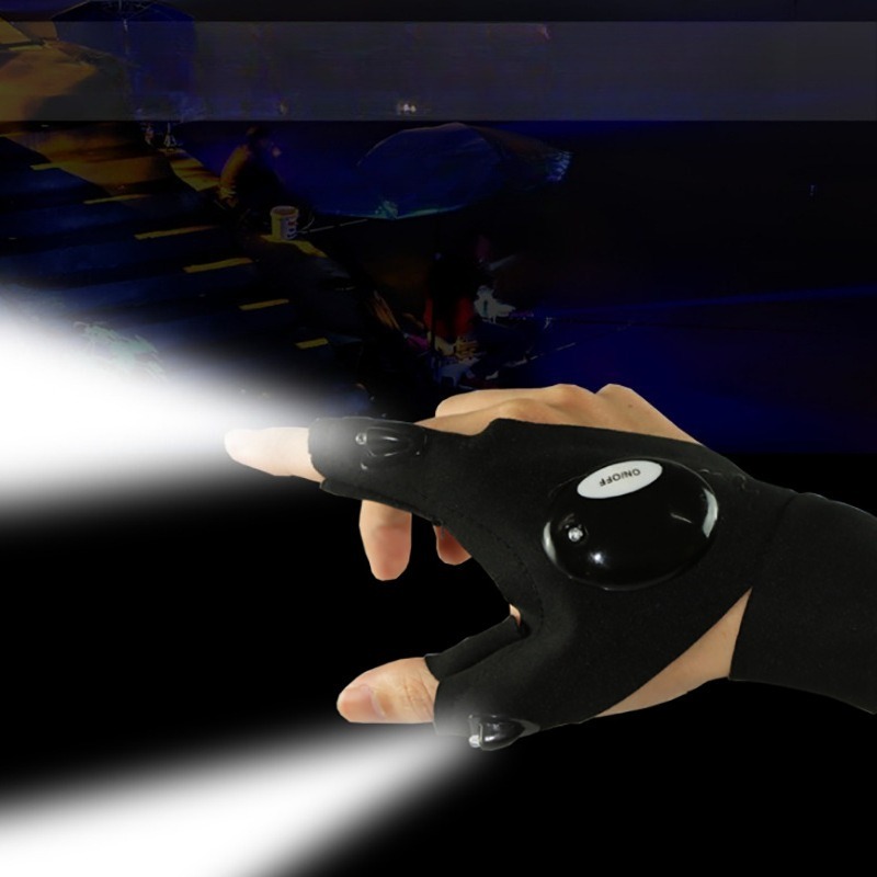 Fishing Gloves - LED El Feneri Işıklı Balıkçılık Eldivenleri